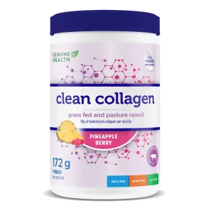 Genuine Health Clean Collagen - Pineapple Berry