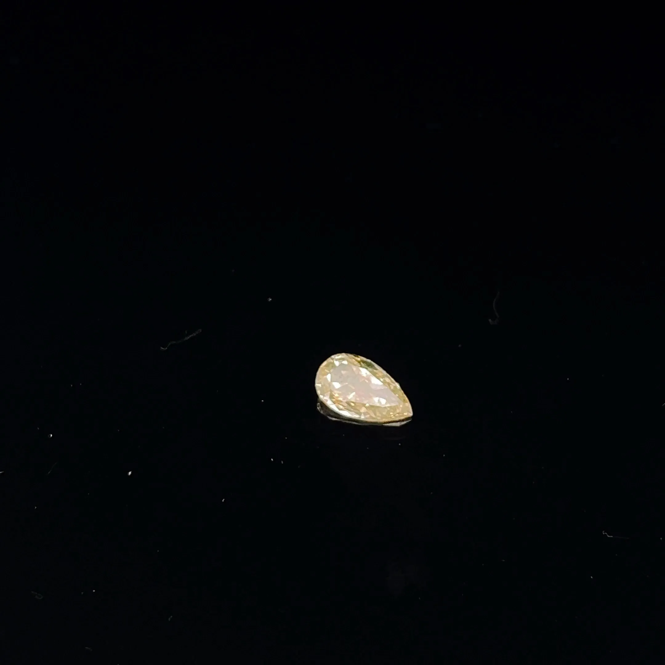 GIA Certified Natural Fancy light brown Pear shaped diamond 1.01cts  VVS2