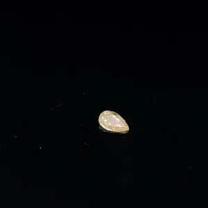 GIA Certified Natural Fancy light brown Pear shaped diamond 1.01cts  VVS2