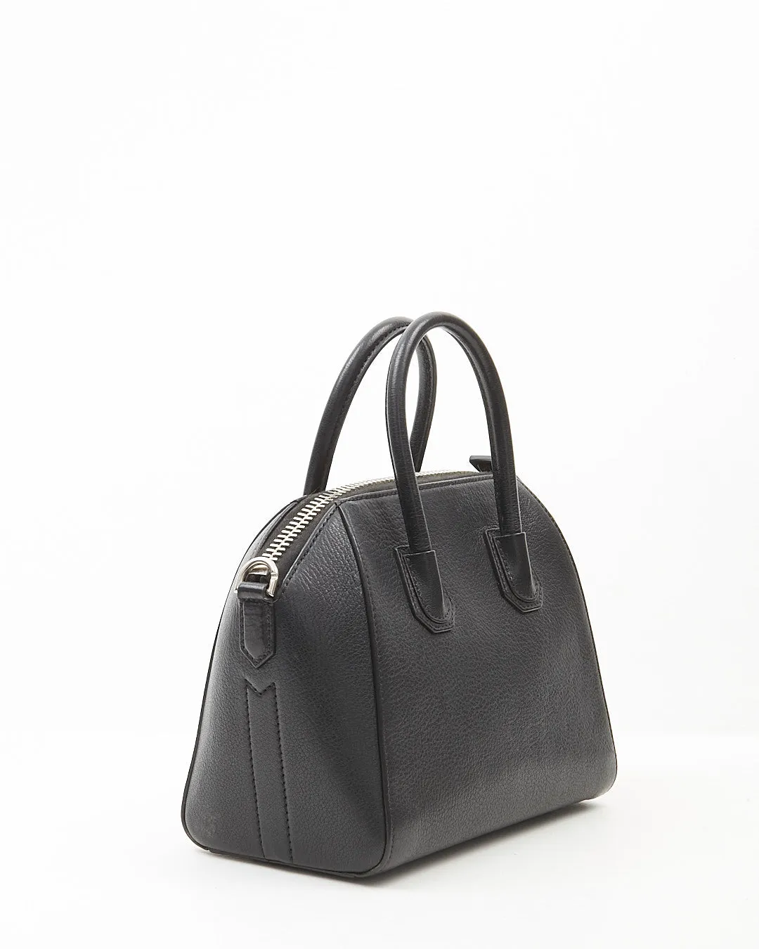Givenchy Black Sugar Grained Leather Mini Antigona Bag
