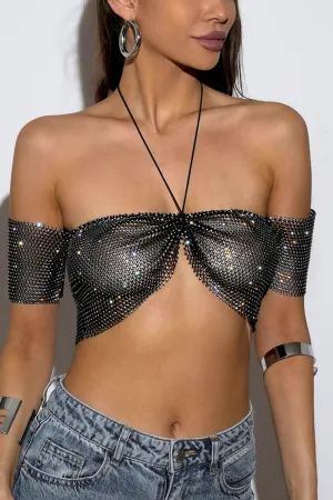 Glisten Mesh Top