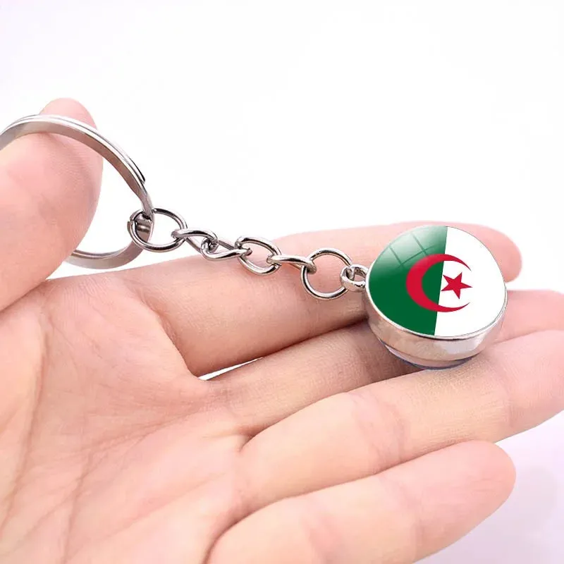 GlobePride Double-Sided Flag Keychain