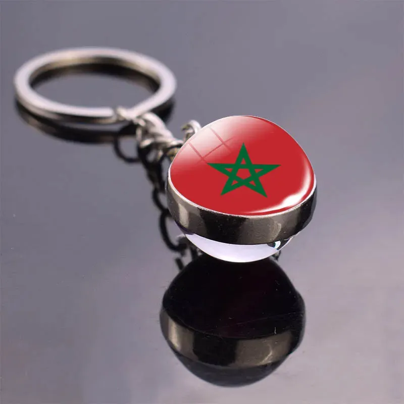 GlobePride Double-Sided Flag Keychain