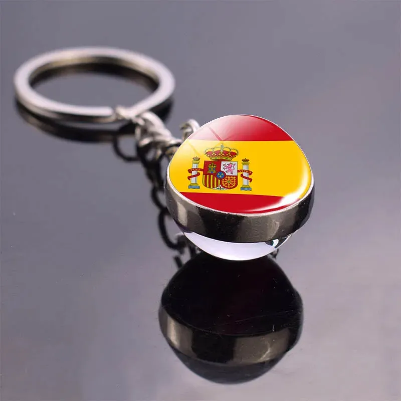 GlobePride Double-Sided Flag Keychain