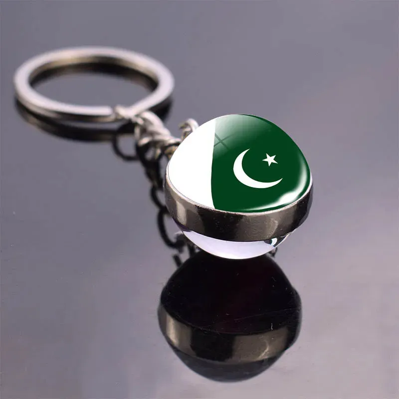 GlobePride Double-Sided Flag Keychain