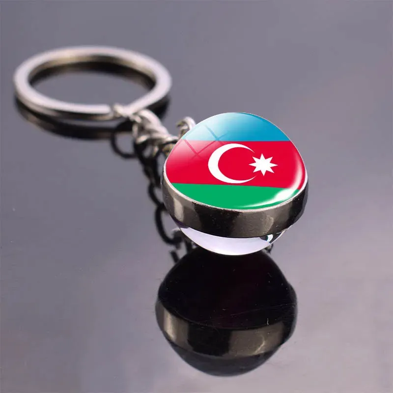 GlobePride Double-Sided Flag Keychain