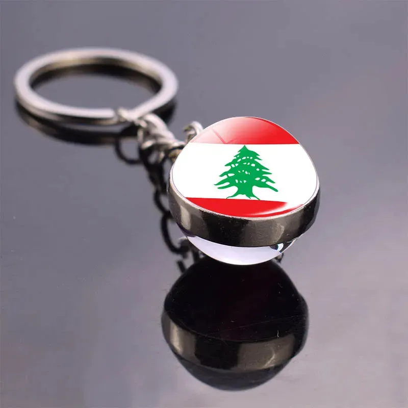 GlobePride Double-Sided Flag Keychain
