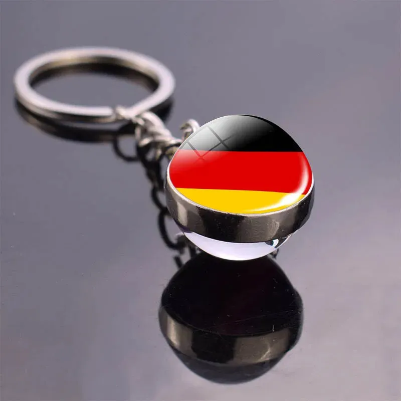 GlobePride Double-Sided Flag Keychain