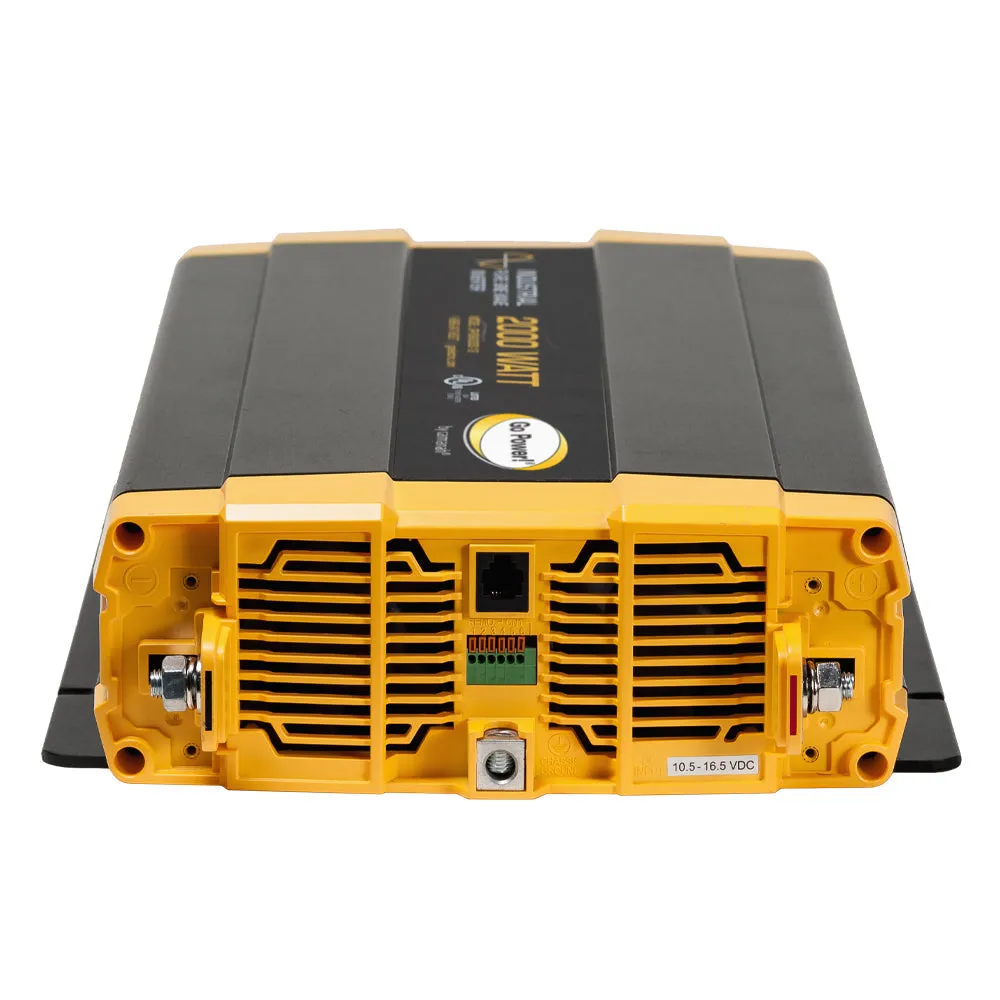 Go Power! 2000 Watt Industrial Pure Sine Wave Inverter