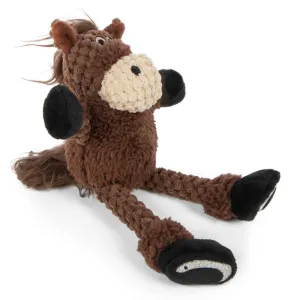 GoDog Just For Me Checkers Skinny Horse w/Chew Guard Dog Toy