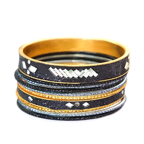 GOLD BANGLES  #NB23827B16 (SHBB6)