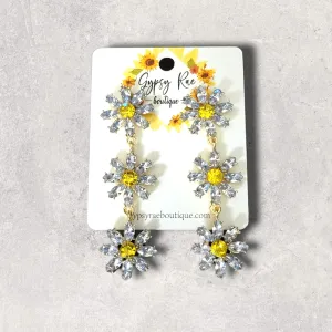 Golden Daisy Earrings