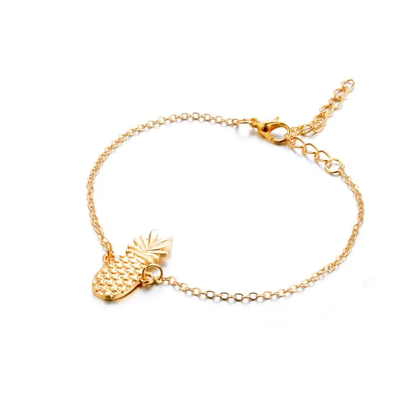 Golden Heart Beach Anklet Chain - Summer Fashion Statement Piece