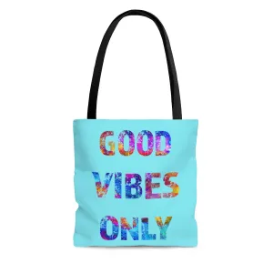 Good Vibes Only Quote Tote Bag