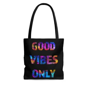 Good Vibes Only Quote Tote Bag