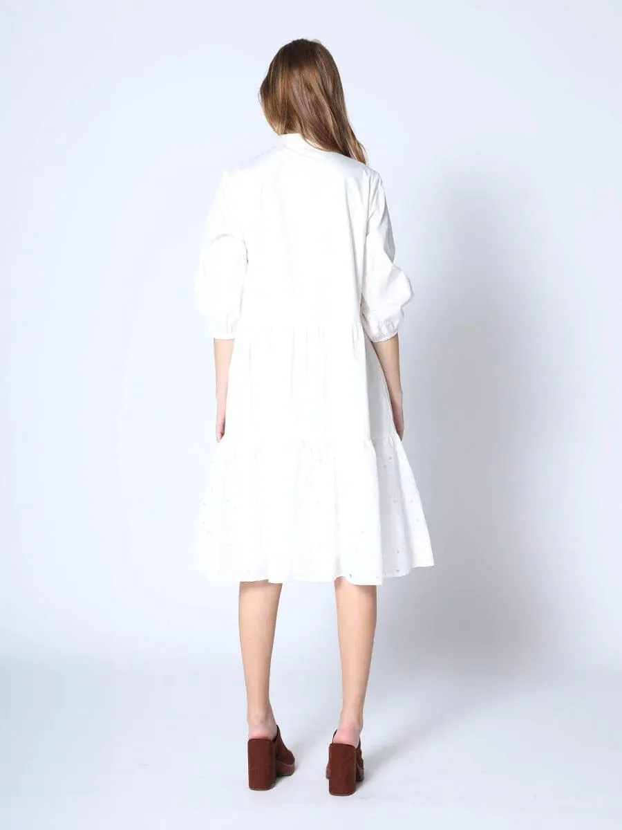 Gracia fashion white dress