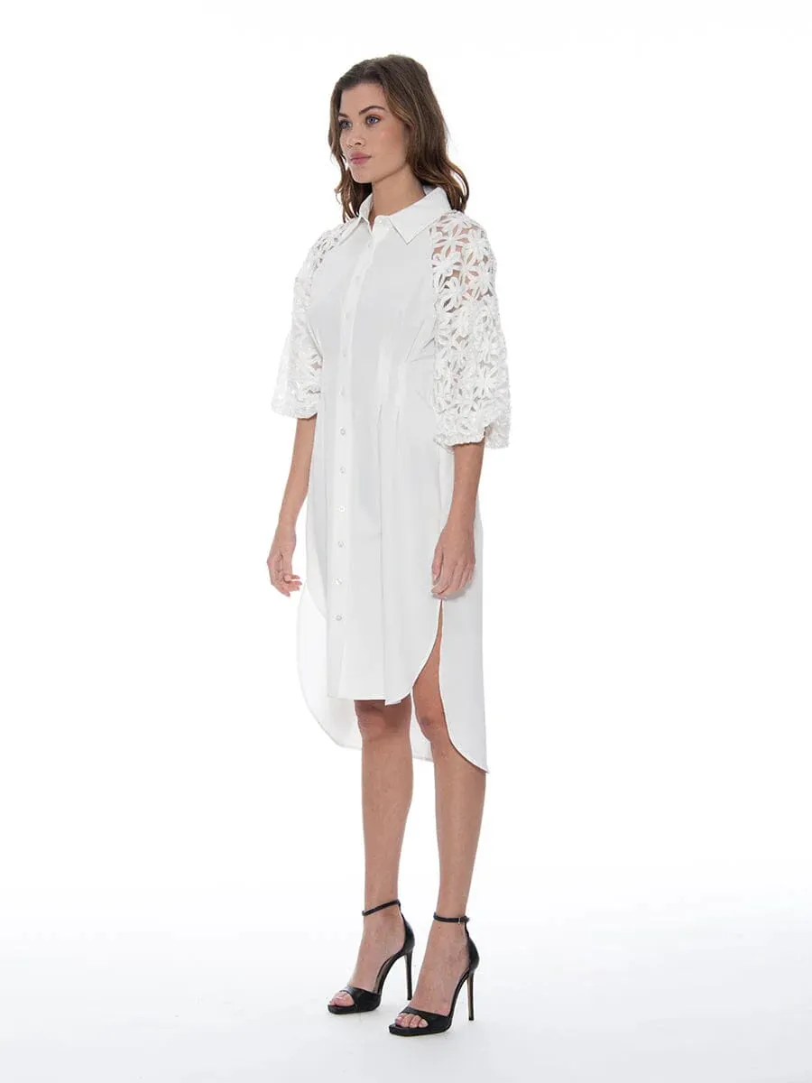 Gracia fashion white dress