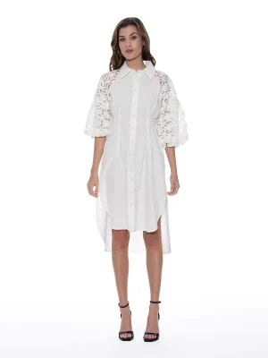 Gracia fashion white dress