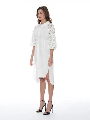 Gracia fashion white dress