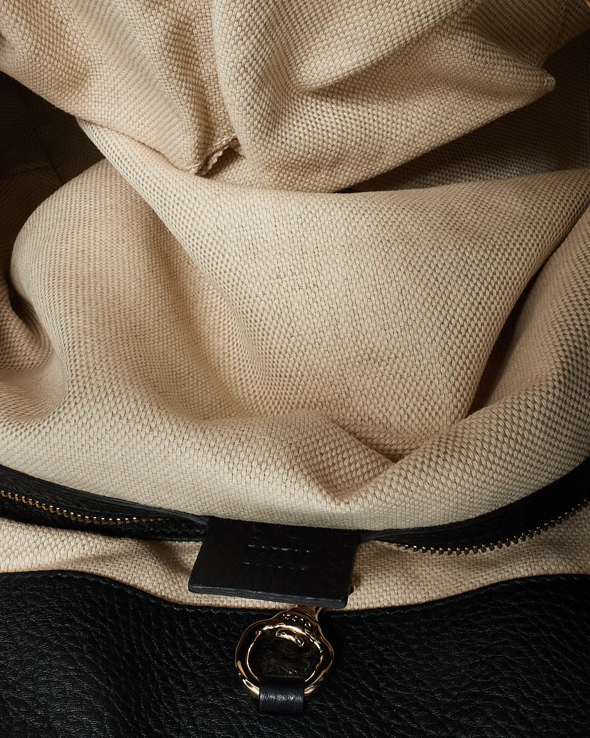 Gucci Black Leather Medium Soho Chain Shoulder Bag