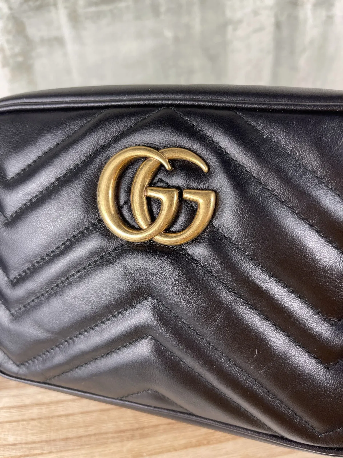 Gucci Marmont Mini Camera Crossbody Bag