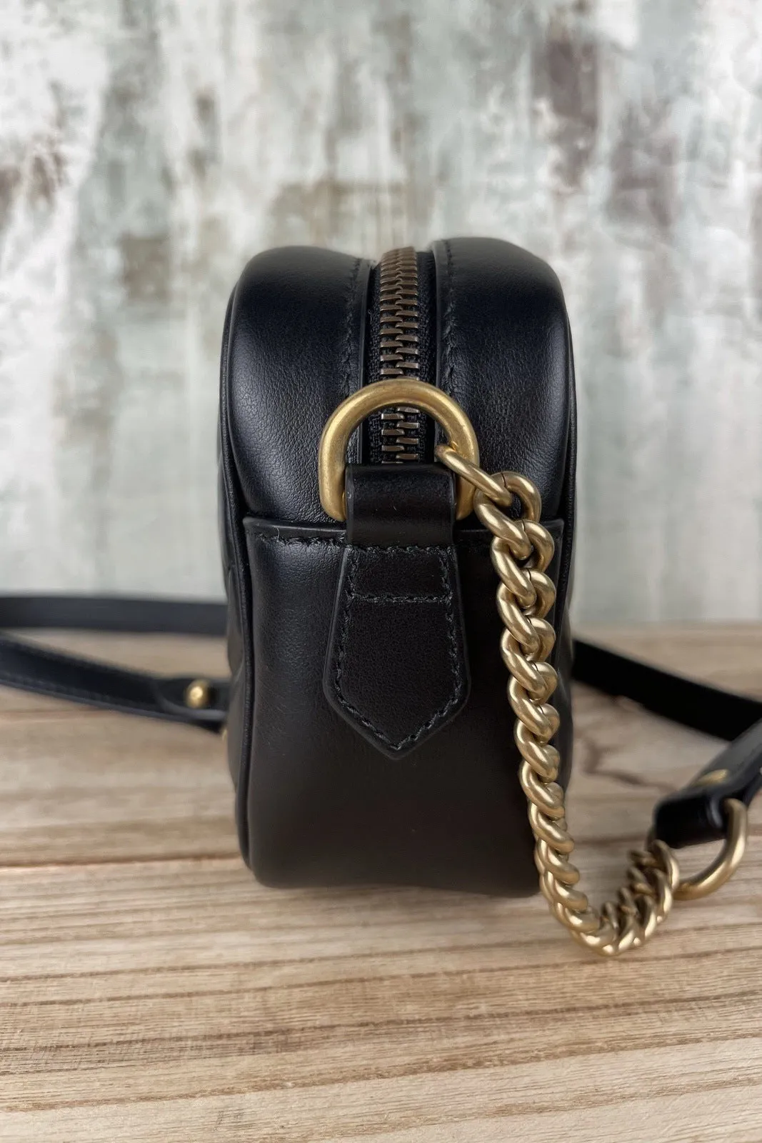 Gucci Marmont Mini Camera Crossbody Bag