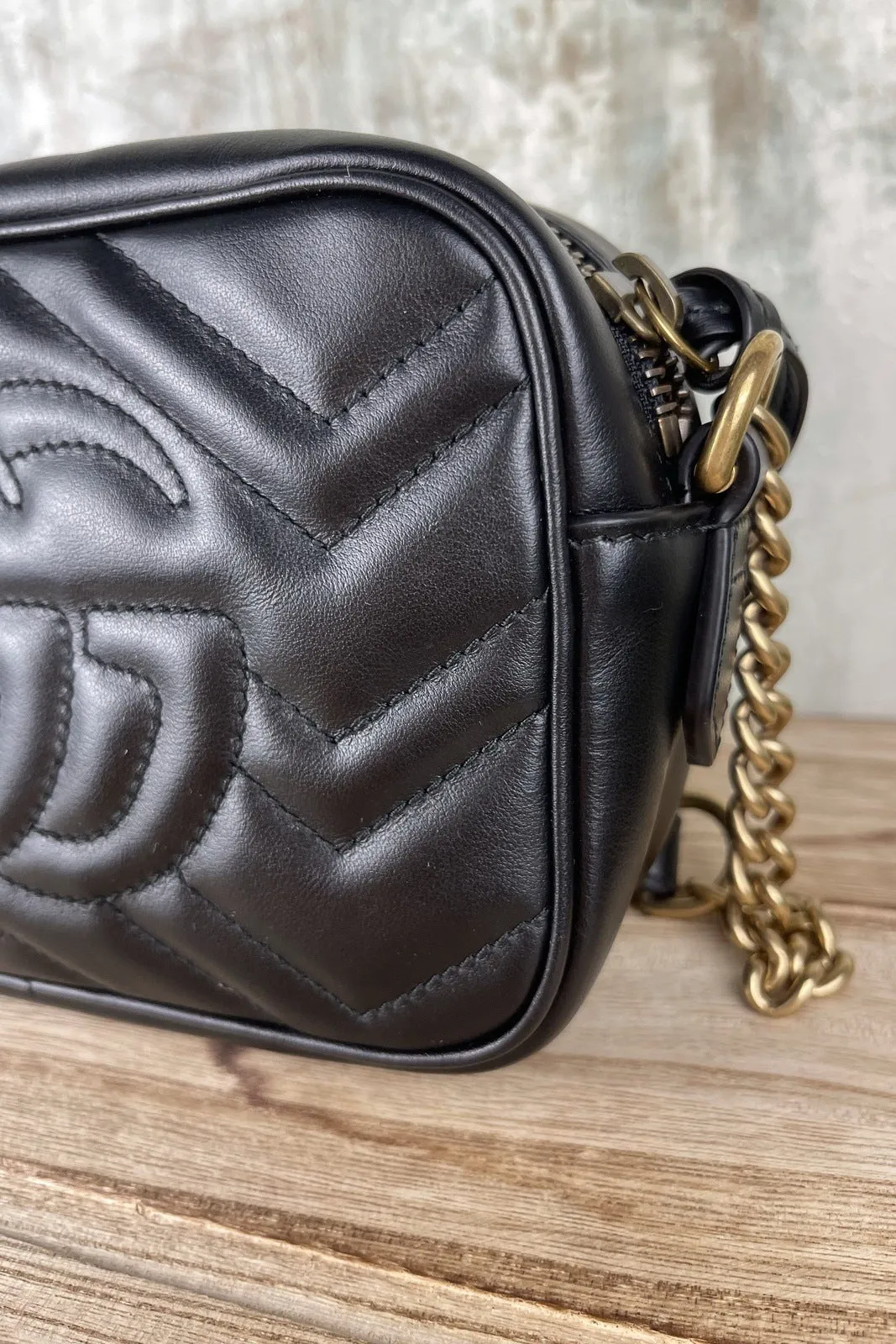 Gucci Marmont Mini Camera Crossbody Bag
