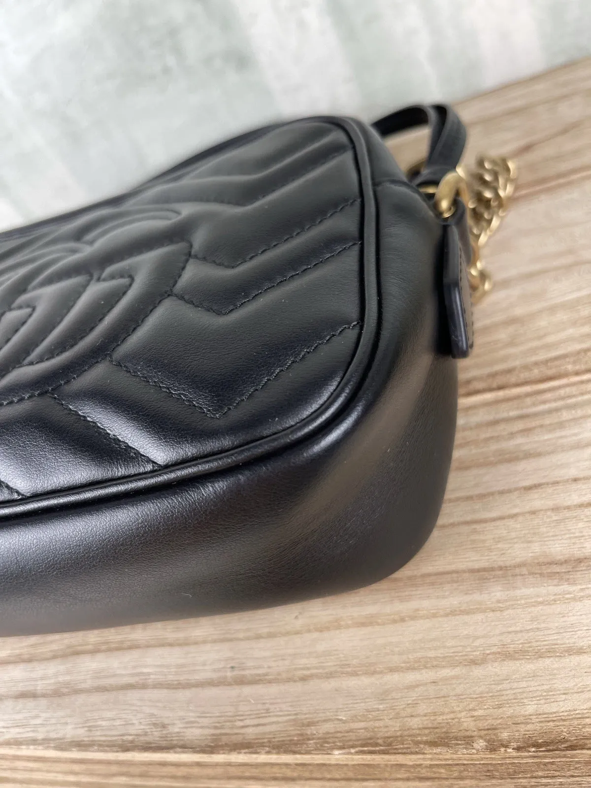 Gucci Marmont Mini Camera Crossbody Bag