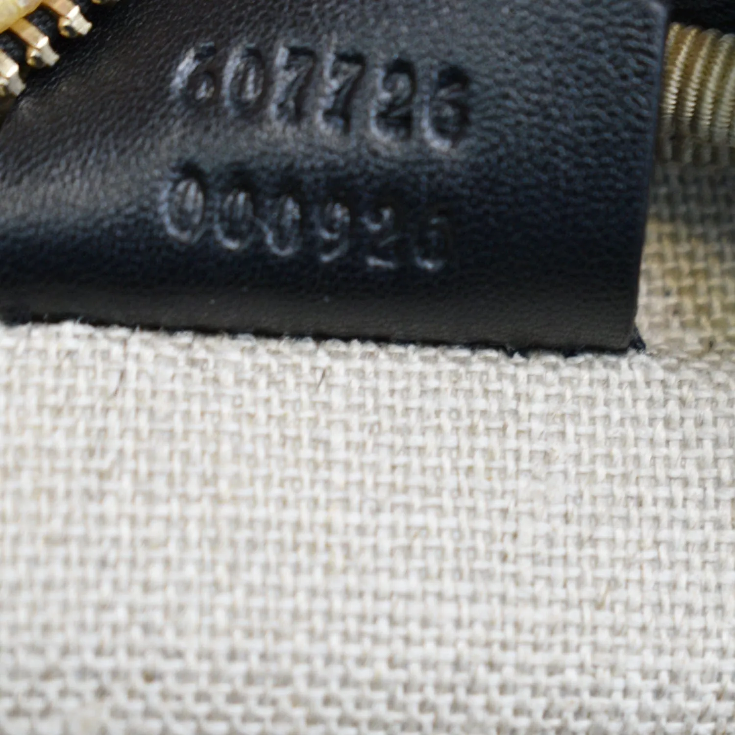 GUCCI Microguccissima Leather Clutch Bag Black 607726