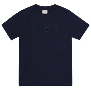 Guess Pima Crew Tee Blue