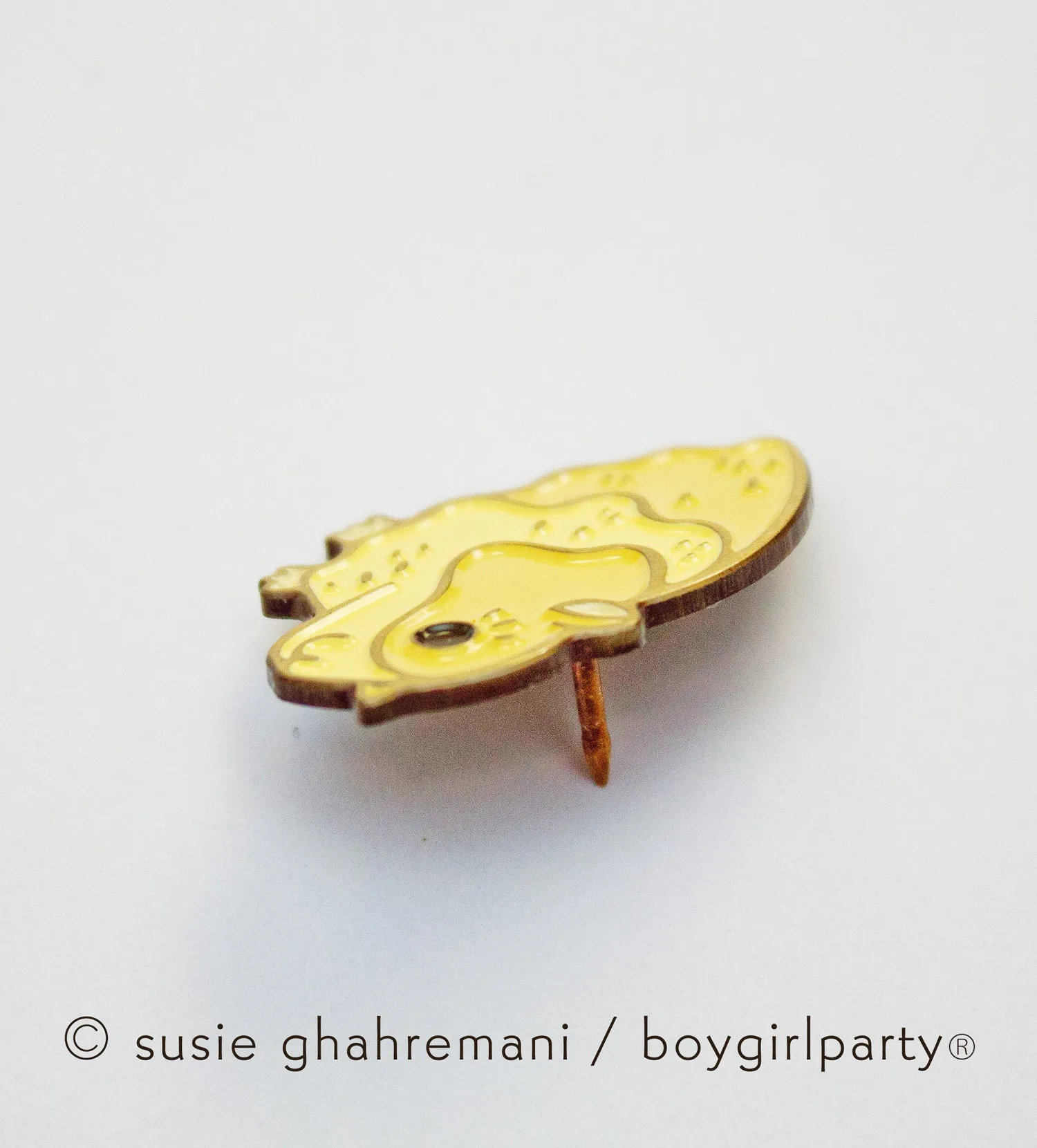 Guinea Pig enamel pin - cute pins by boygirlparty - guinea pig brooch