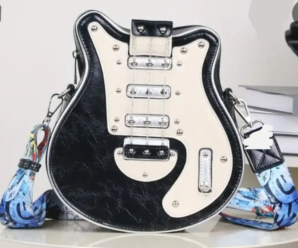 Guitar Crossbody Handbag
