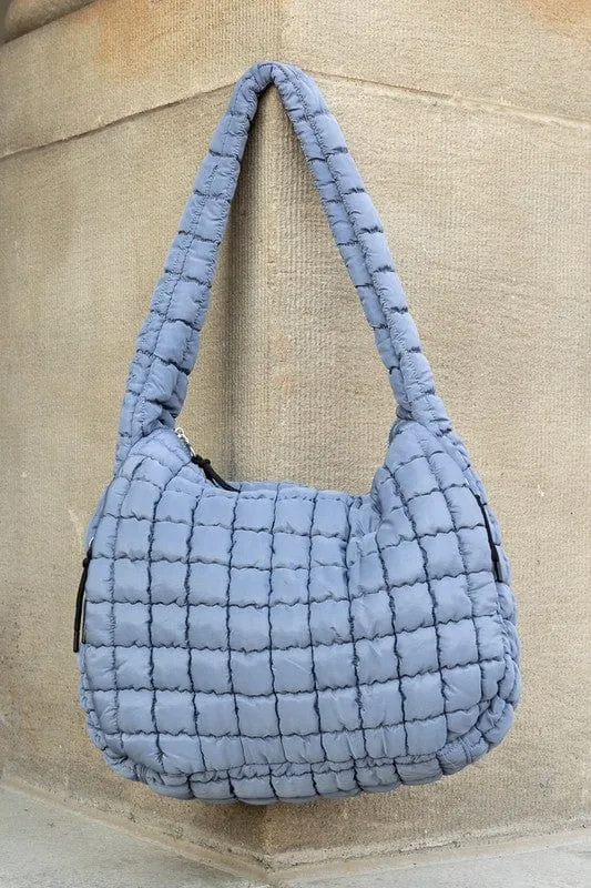 ❤️GYPSY FOX-Aili's Corner Taylor Quilted Puffer Tote – Stylish & Cozy Everyday Bag