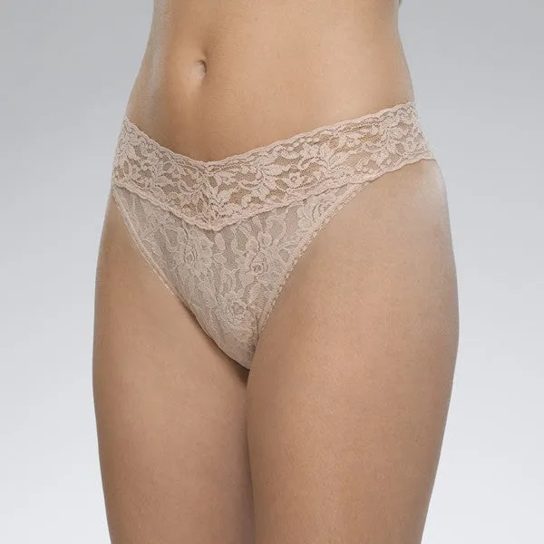 Hanky Panky: Lace Original Rise Thong - Basics