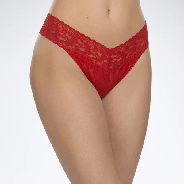 Hanky Panky: Lace Original Rise Thong - Basics
