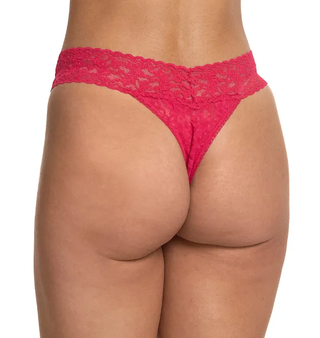 Hanky Panky: Lace Original Rise Thong - Fashion Colors