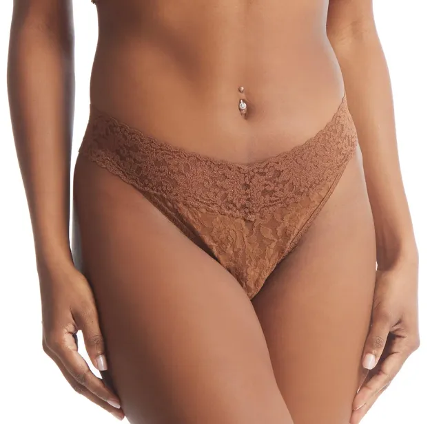 Hanky Panky: Lace Original Rise Thong - Fashion Colors
