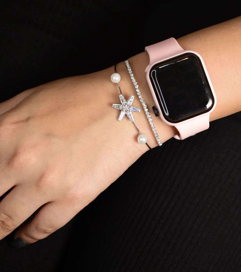 Hazel Studded Hand Cuff