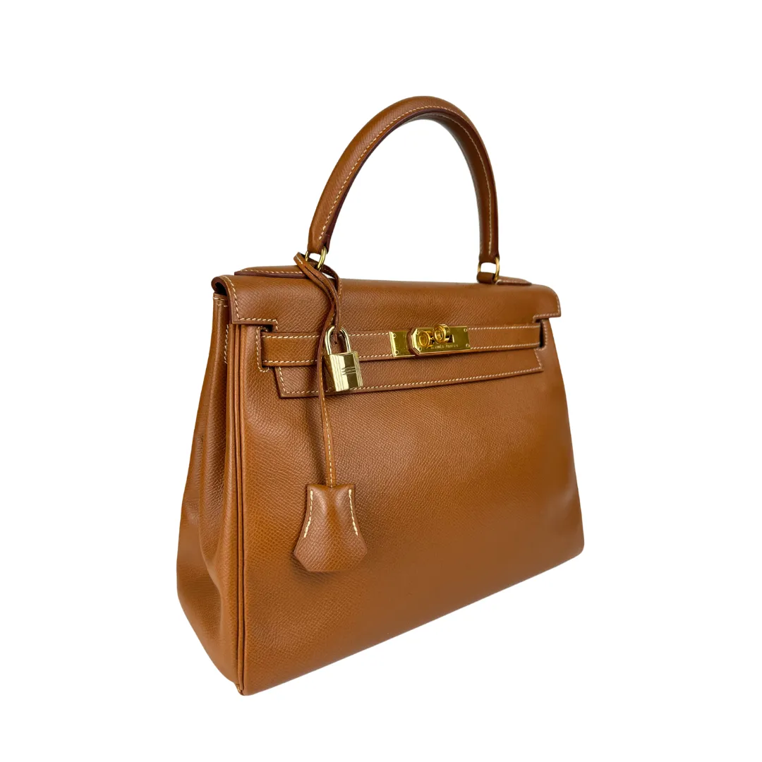 Hermès Epsom Kelly 28 Gold