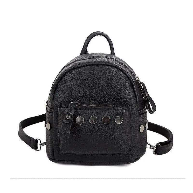 Hexagon Studded Backpack