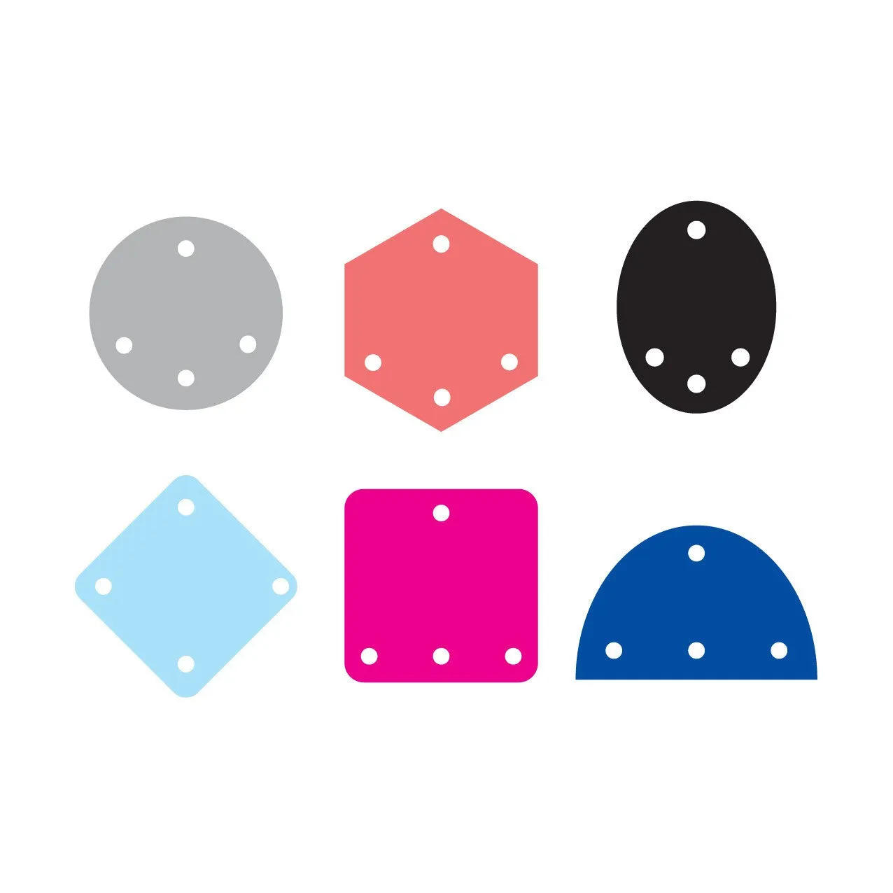 Holey Moley Charms - 10 Pair Set
