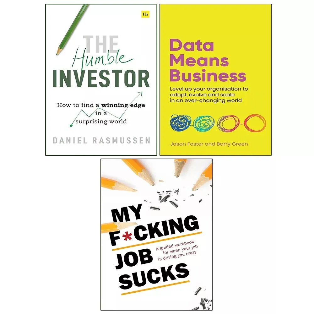 Humble Investor Daniel Rasmussen,My Fcking Job Sucks,Data Means Business 3 Books Set