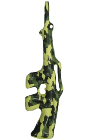 Inflatable Camouflage Fake Gun Accessory