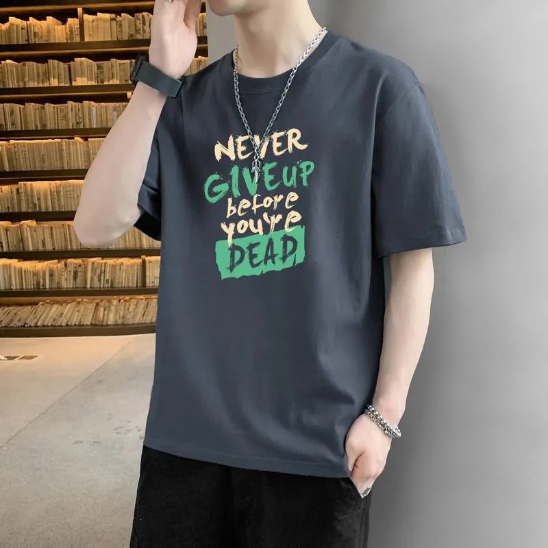 INSTOCK-New men's summer thin ice silk trendy half-sleeved