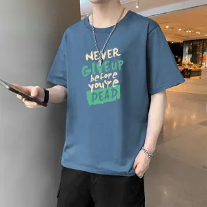 INSTOCK-New men's summer thin ice silk trendy half-sleeved