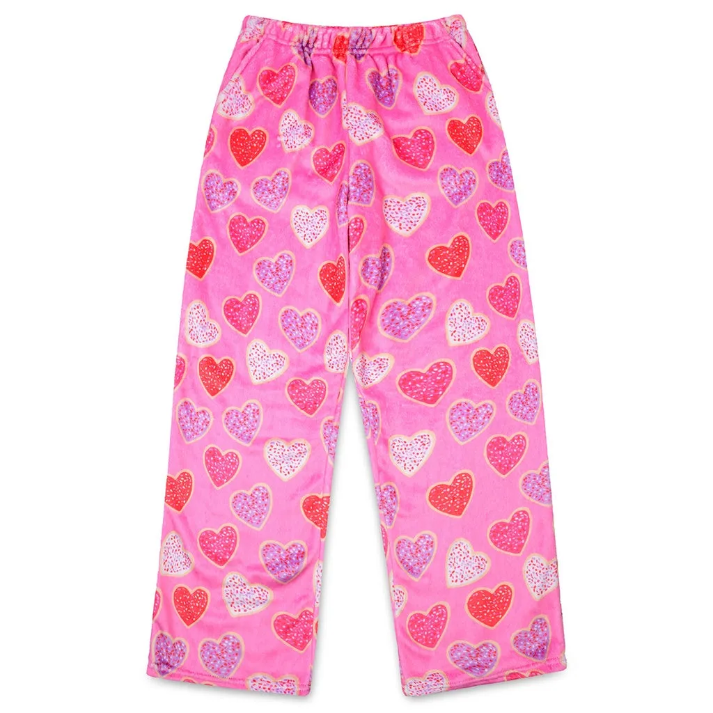 Iscream- Heart Cookies Plush Pants