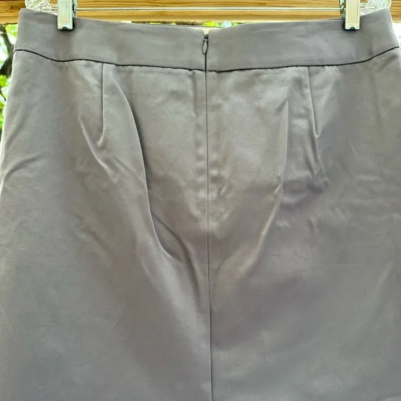 J. Crew NWT Gray 100% Business Casual Cotton Pencil Skirt size 12