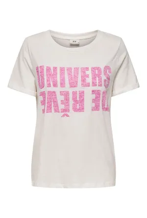 JDY UNIVERS KITTY SS PRINT TOP