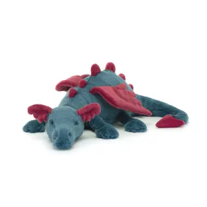 Jellycat Dexter Dragon Huge DEX1DDL.  FREE DELIVERY.
