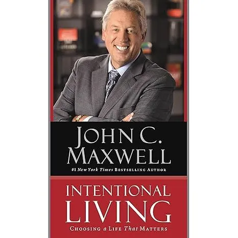 John C. Maxwell 2 Books Colection Set How Successful People Lead, Intentional Living Hardcover